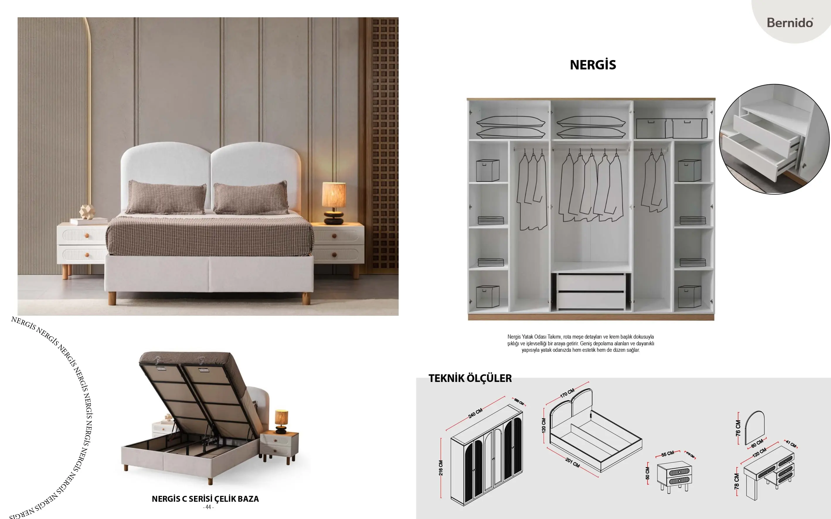 Bernido Nergis Yatak Odası