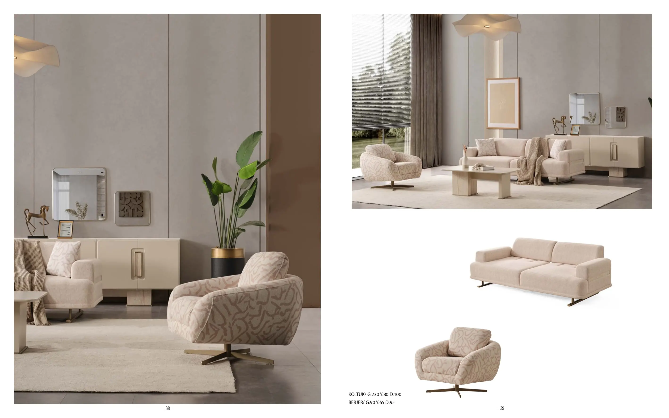 Bernido Akkor Koltuk Takımı